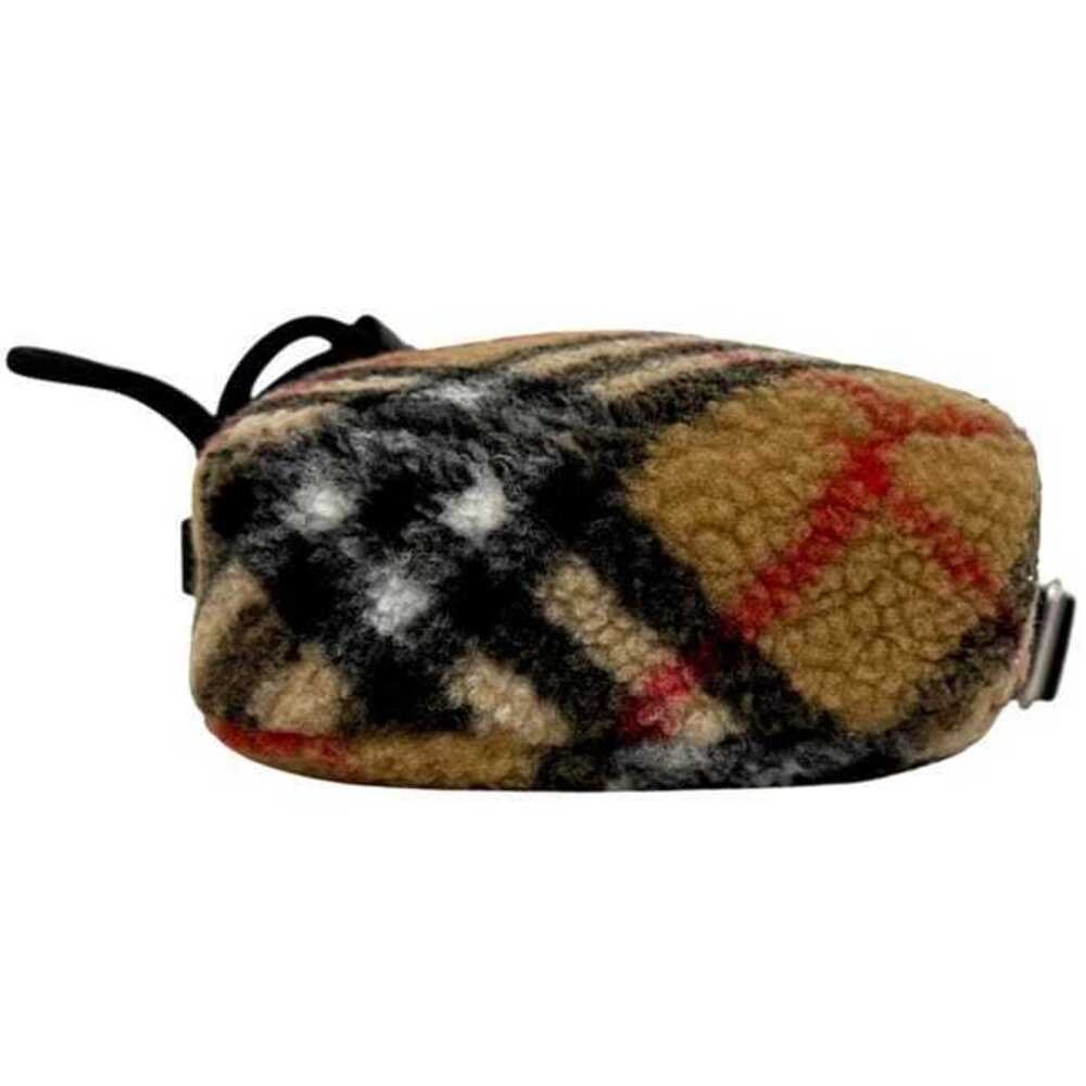 Burberry Shoulder Bag Vertical Beige Archive Wool Crossbody Fleece Zipper - Picture 5 of 10